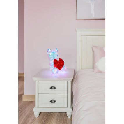 Globo - Decoração de mesa LED LED/6W/5V USB urso