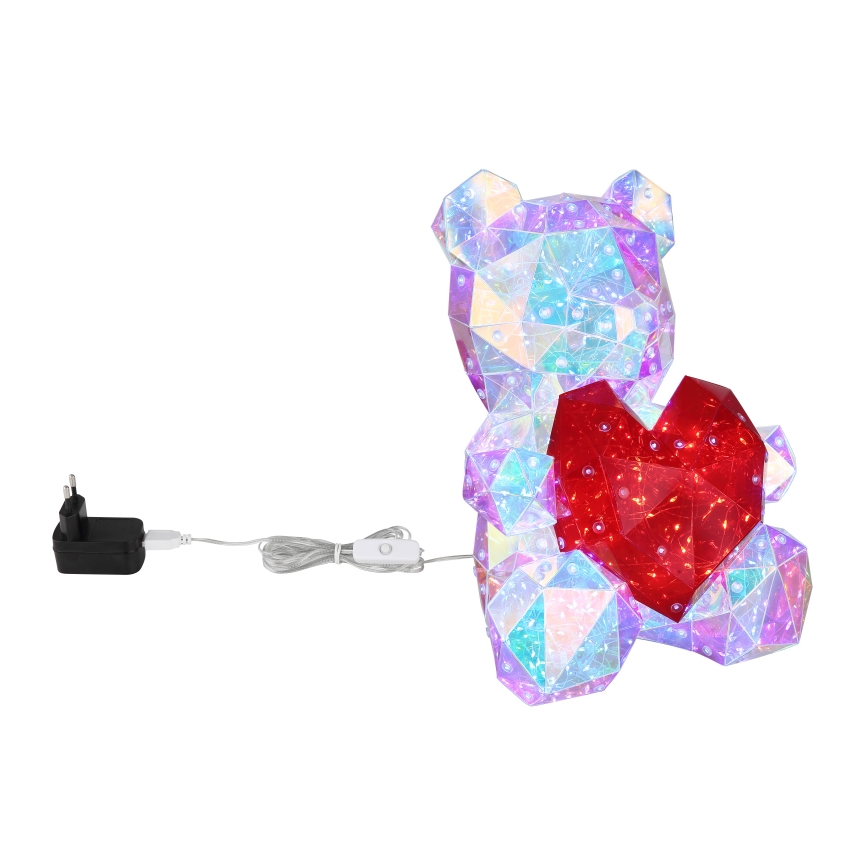 Globo - Decoração de mesa LED LED/6W/5V USB urso