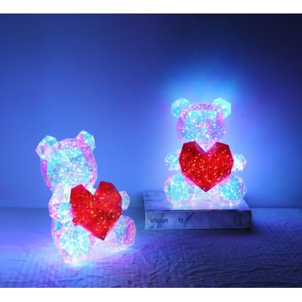 Globo - Decoração de mesa LED LED/6W/5V USB urso