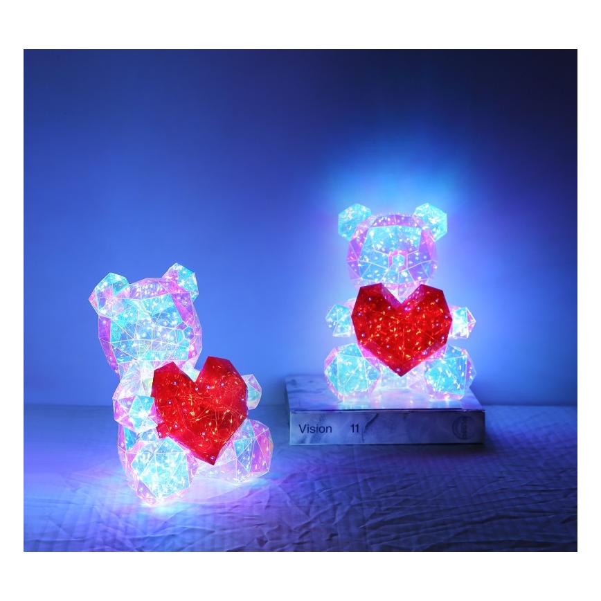Globo - Decoração de mesa LED LED/6W/5V USB urso