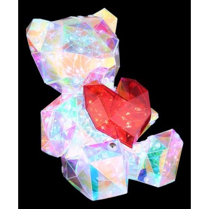 Globo -Decoração de mesa LED com regulação LED/3W/5V 1200 mAh urso