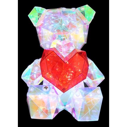 Globo -Decoração de mesa LED com regulação LED/3W/5V 1200 mAh urso