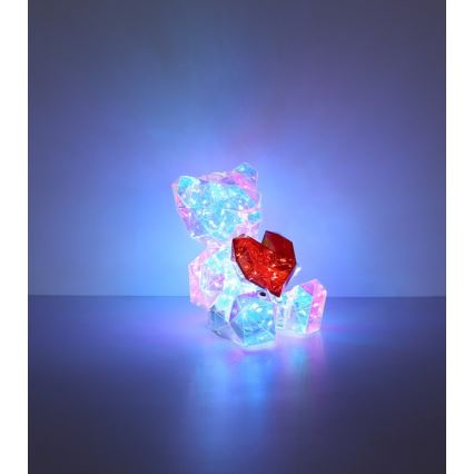 Globo -Decoração de mesa LED com regulação LED/3W/5V 1200 mAh urso