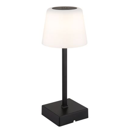 Globo - Candeeiro de mesa tátil LED com regulação LED/2W/5V 3000/4500/6500K 800 mAh preto