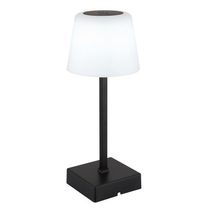 Globo - Candeeiro de mesa tátil LED com regulação LED/2W/5V 3000/4500/6500K 800 mAh preto