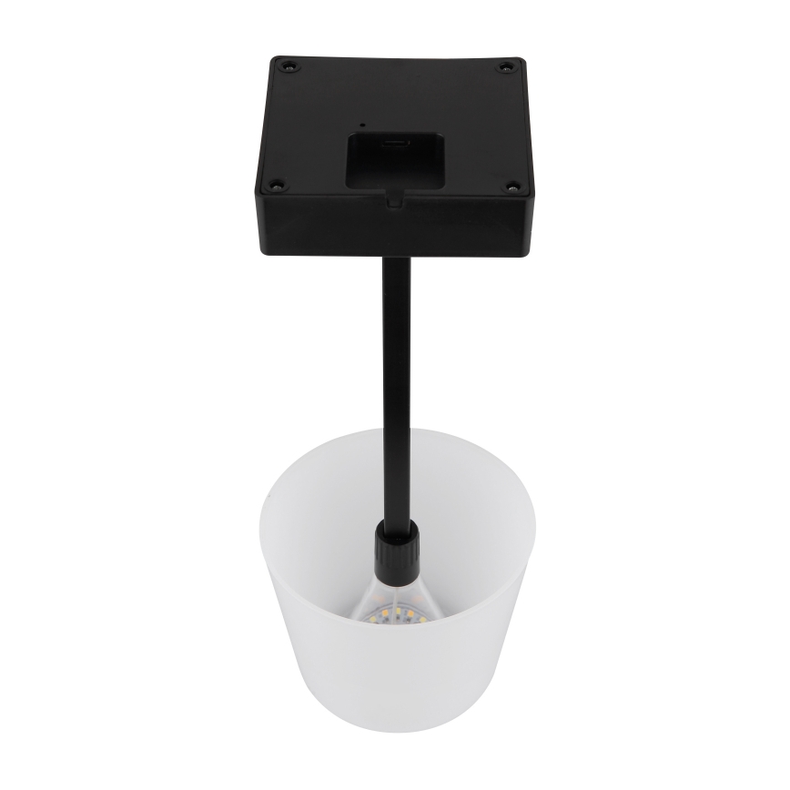 Globo - Candeeiro de mesa tátil LED com regulação LED/2W/5V 3000/4500/6500K 800 mAh preto