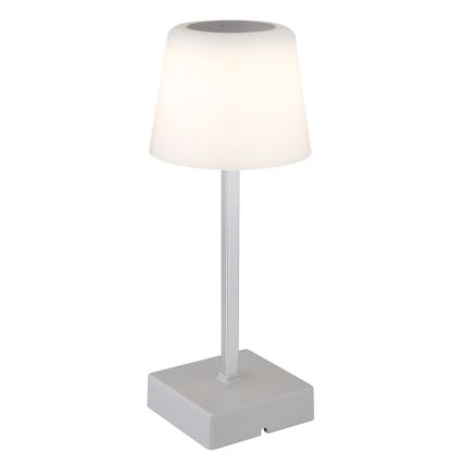 Globo - Candeeiro de mesa tátil LED com regulação LED/2W/5V 3000/4500/6500K 800 mAh prateado