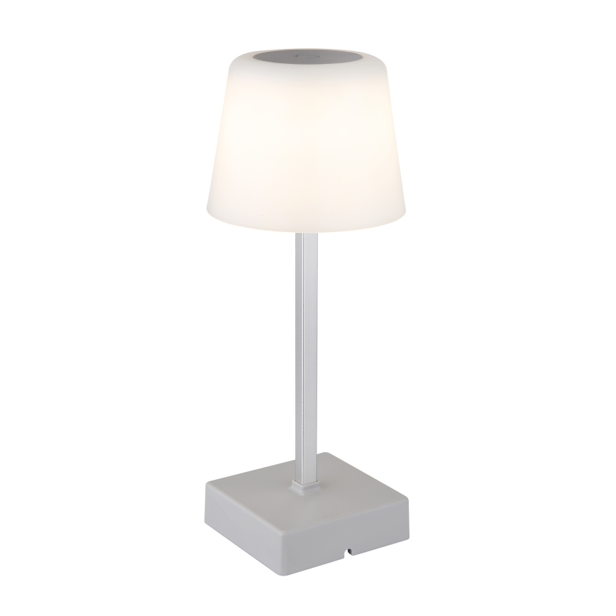 Globo - Candeeiro de mesa tátil LED com regulação LED/2W/5V 3000/4500/6500K 800 mAh prateado