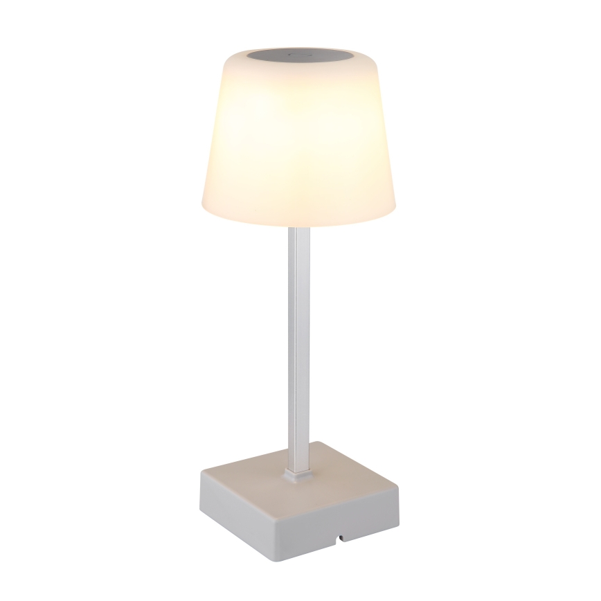 Globo - Candeeiro de mesa tátil LED com regulação LED/2W/5V 3000/4500/6500K 800 mAh prateado
