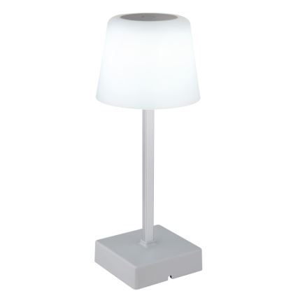Globo - Candeeiro de mesa tátil LED com regulação LED/2W/5V 3000/4500/6500K 800 mAh prateado