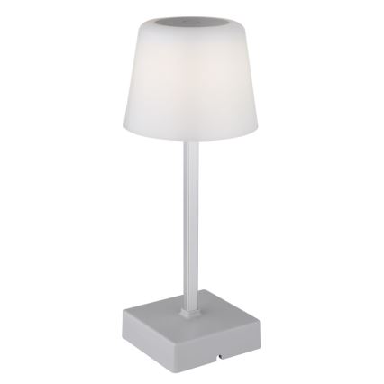 Globo - Candeeiro de mesa tátil LED com regulação LED/2W/5V 3000/4500/6500K 800 mAh prateado