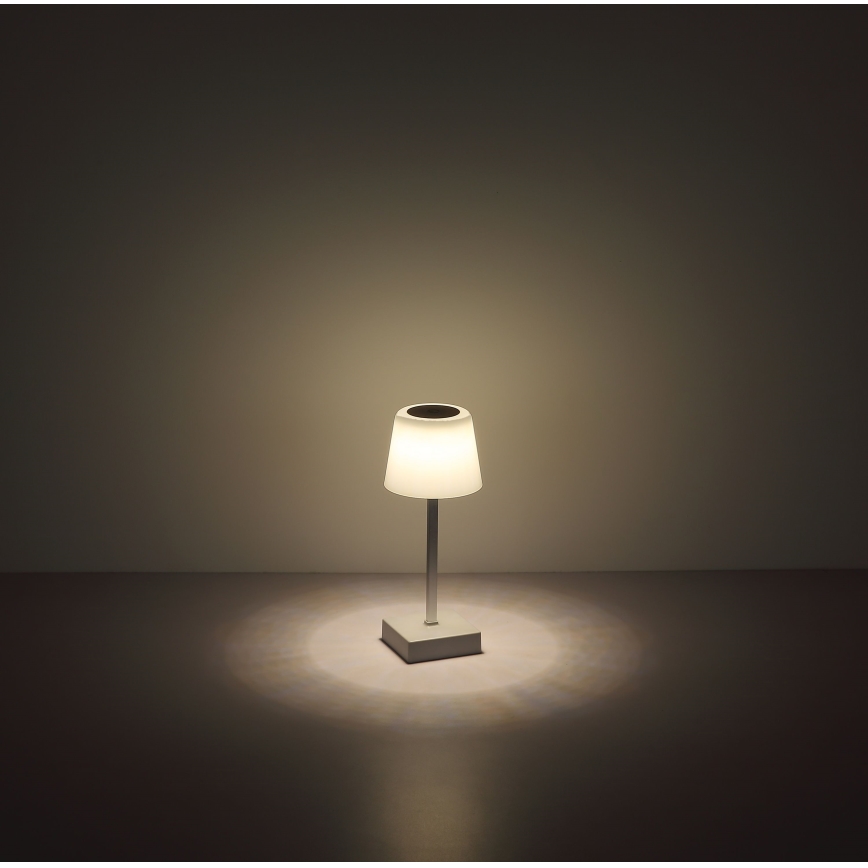 Globo - Candeeiro de mesa tátil LED com regulação LED/2W/5V 3000/4500/6500K 800 mAh branco