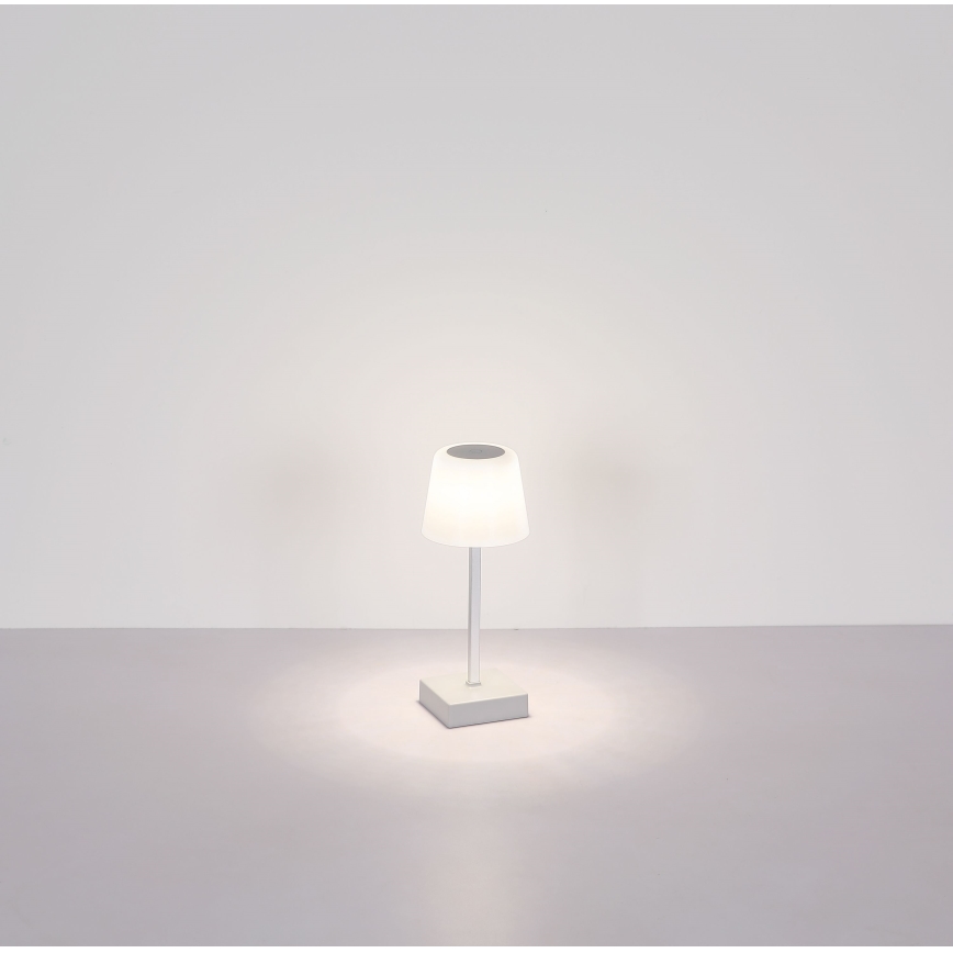 Globo - Candeeiro de mesa tátil LED com regulação LED/2W/5V 3000/4500/6500K 800 mAh branco