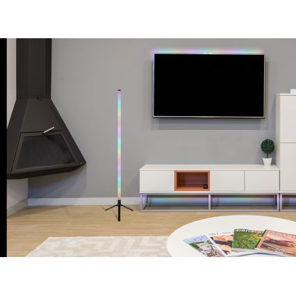 Globo - Candeeiro de chão LED RGB com regulação LED/7W/5V + comando