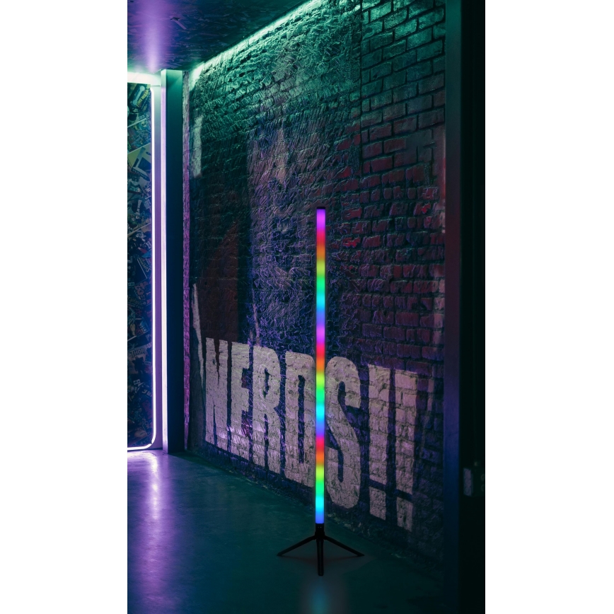 Globo - Candeeiro de chão LED RGB com regulação LED/7W/5V + comando