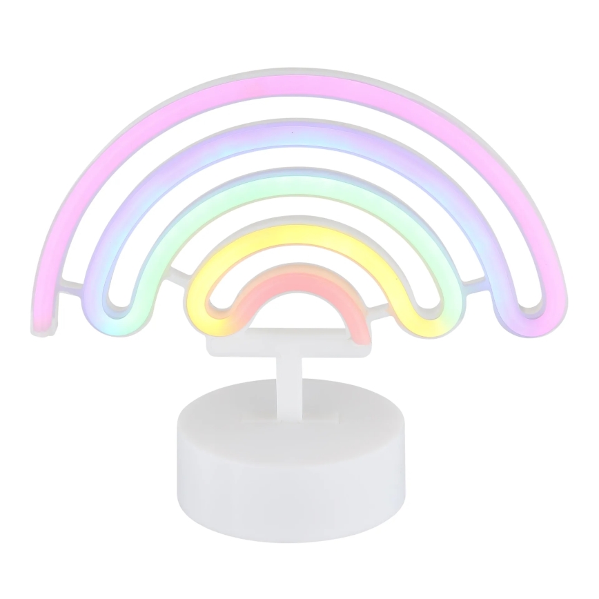 Globo - Decoração de mesa LED neon LED/2W/3xAA arco-íris
