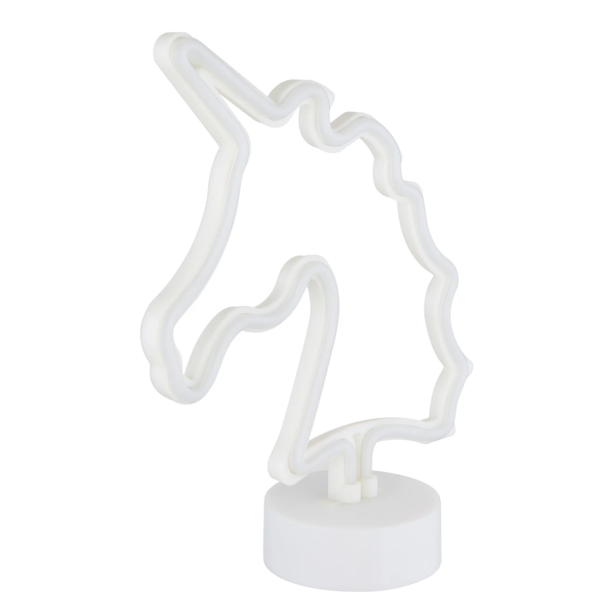 Globo - Decoração de mesa LED neon LED/2W/3xAA unicórnio