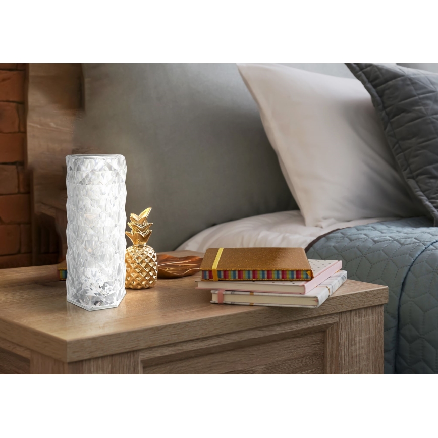 Globo - Candeeiro de mesa táctil LED com regulação LED/1W/5V 2700/4000/6500K 800 mAh