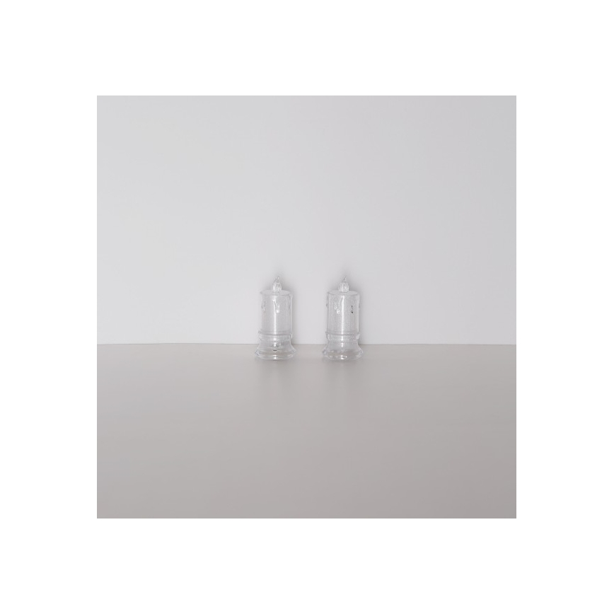 Globo - CONJUNTO 2x Vela LED LED/0,25W/3xLR1130