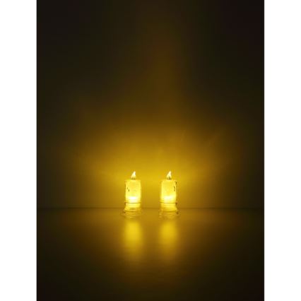 Globo - CONJUNTO 2x Velas LED LED/0,25W/3xLR1130