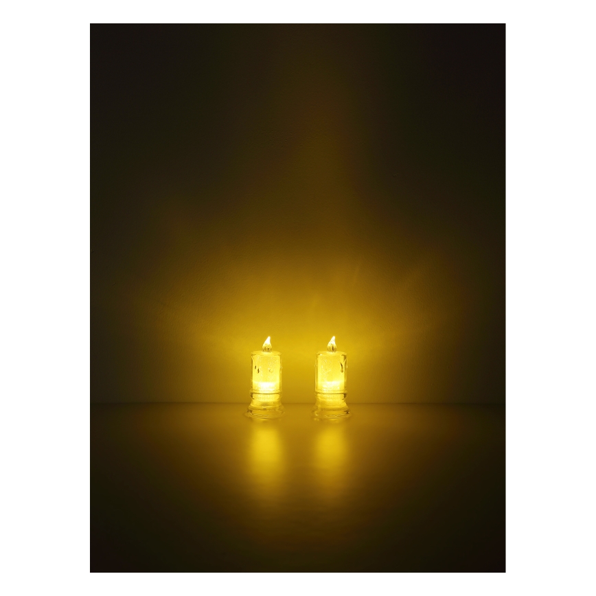 Globo - CONJUNTO 2x Velas LED LED/0,25W/3xLR1130