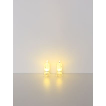 Globo - CONJUNTO 2x Velas LED LED/0,25W/3xLR1130