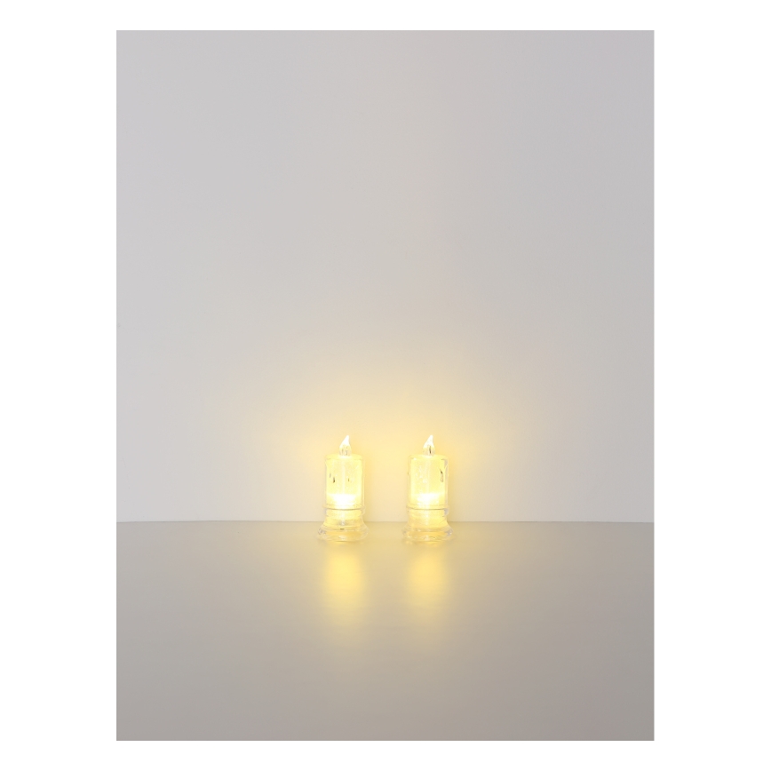Globo - CONJUNTO 2x Velas LED LED/0,25W/3xLR1130