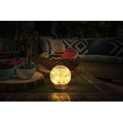 Globo 28078 - Candeeiro de mesa LED decorativo SOONA 25xLED/0,06W/USB 600 mAh