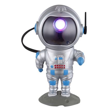Globo - Candeeiro de mesa LED RGB LED/4,5W/5V astronauta prateado