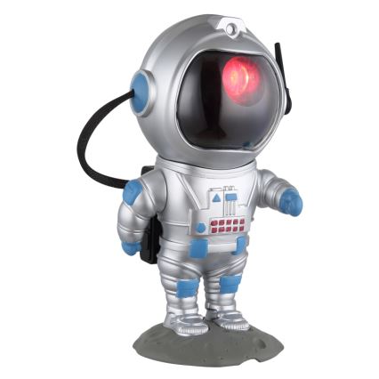 Globo - Candeeiro de mesa LED RGB LED/4,5W/5V astronauta prateado