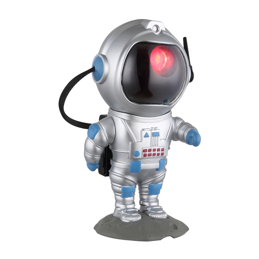 Globo - Candeeiro de mesa LED RGB LED/4,5W/5V astronauta prateado