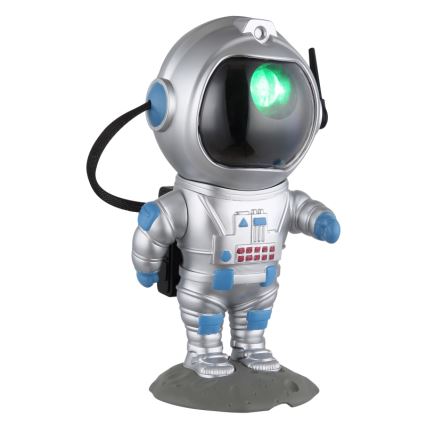 Globo - Candeeiro de mesa LED RGB LED/4,5W/5V astronauta prateado
