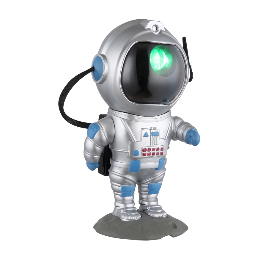Globo - Candeeiro de mesa LED RGB LED/4,5W/5V astronauta prateado