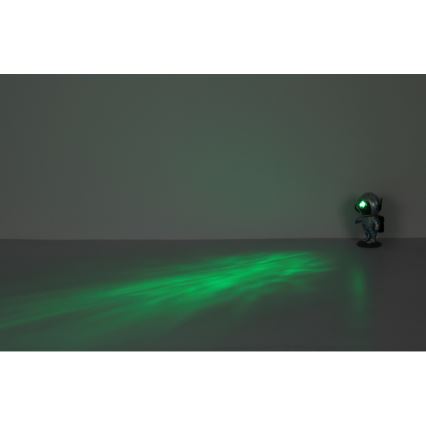 Globo - Candeeiro de mesa LED RGB LED/4,5W/5V astronauta prateado