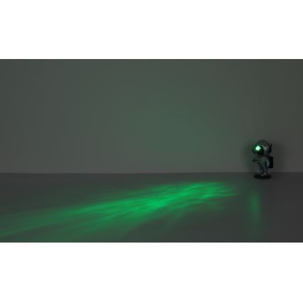 Globo - Lâmpada de Mesa LED RGB LED/4,5W/5V astronauta prateada