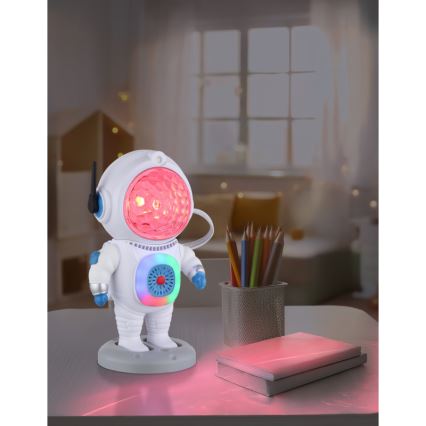 Globo - Candeeiro de mesa LED RGB LED/6W/5V astronauta branco