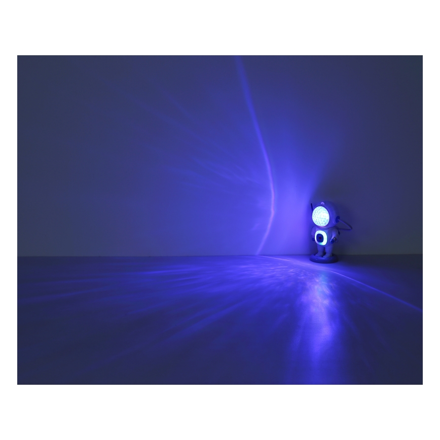Globo - Candeeiro de mesa LED RGB LED/6W/5V astronauta branco