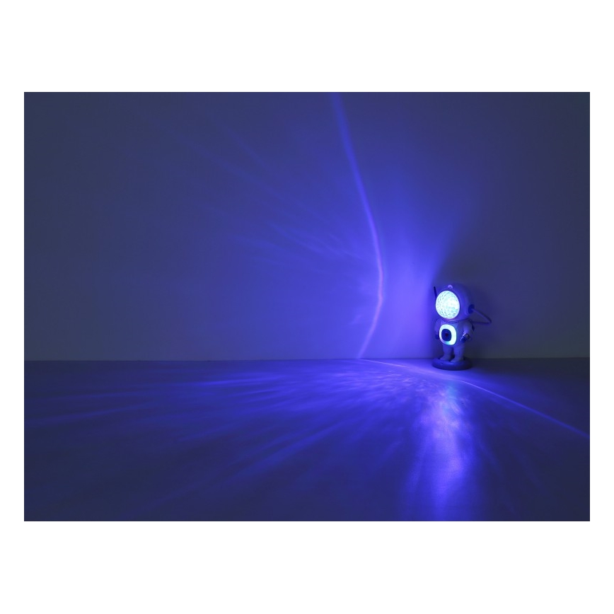 Globo - Lâmpada de Mesa LED RGB LED/6W/5V astronauta branca