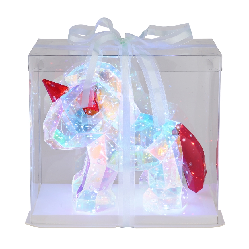 Globo - Decoração de mesa LED/3W/5V USB unicórnio