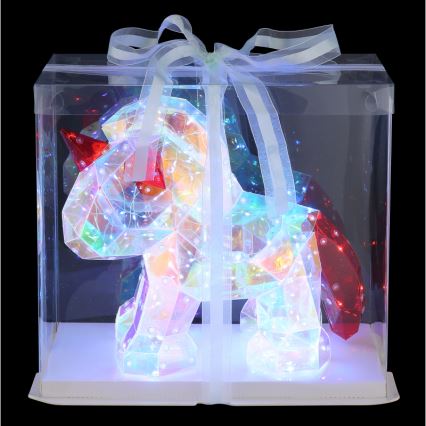 Globo - Decoração de mesa LED/3W/5V USB unicórnio