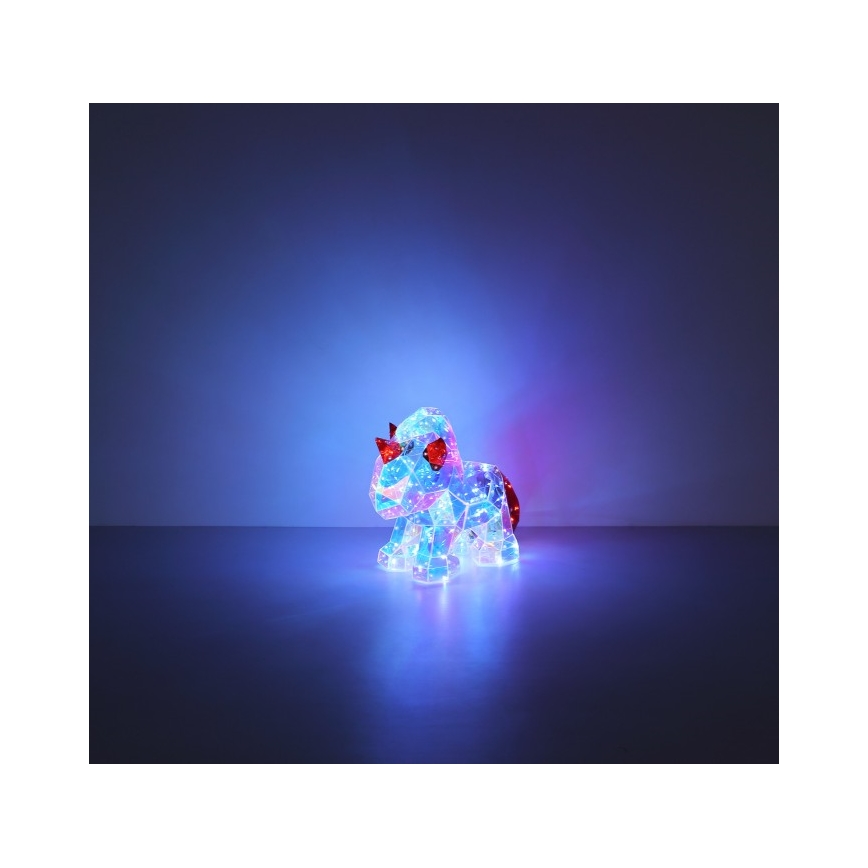 Globo - Decoração de mesa LED/3W/5V USB unicórnio