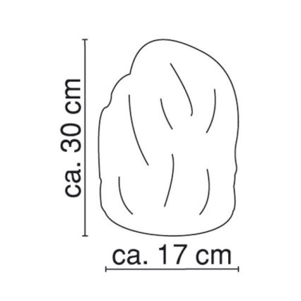 GLOBO - Salt candeeiro 1xE14/15W/230V 8,77 kg
