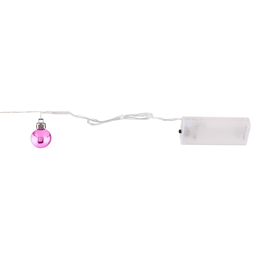 Globo - Corrente de Natal LED 20xLED/2xAA 2,2m branco quente