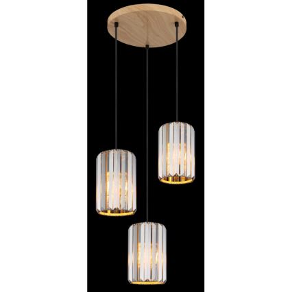 Globo - Candeeiro suspenso 3xE27/60W/230V diâmetro 35 cm