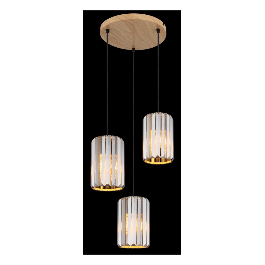 Globo - Candeeiro suspenso 3xE27/60W/230V diâmetro 35 cm