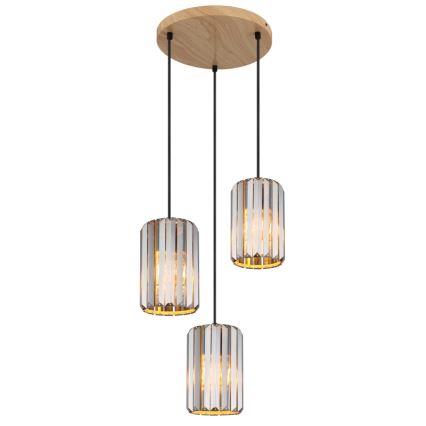 Globo - Candeeiro suspenso 3xE27/60W/230V diâmetro 35 cm