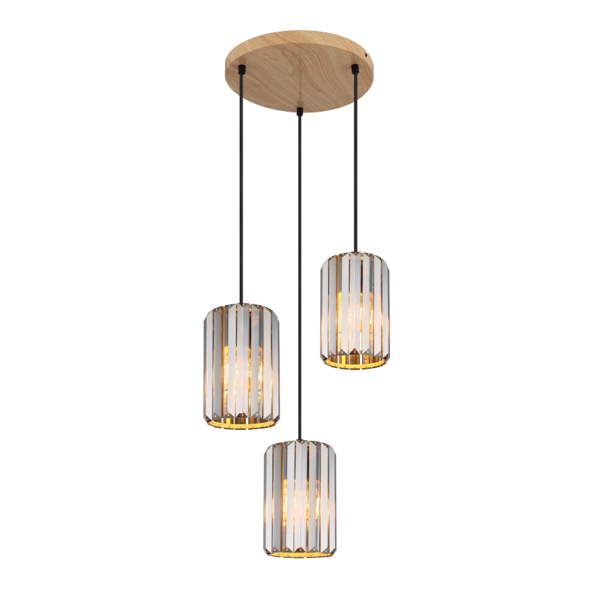 Globo - Candeeiro suspenso 3xE27/60W/230V diâmetro 35 cm