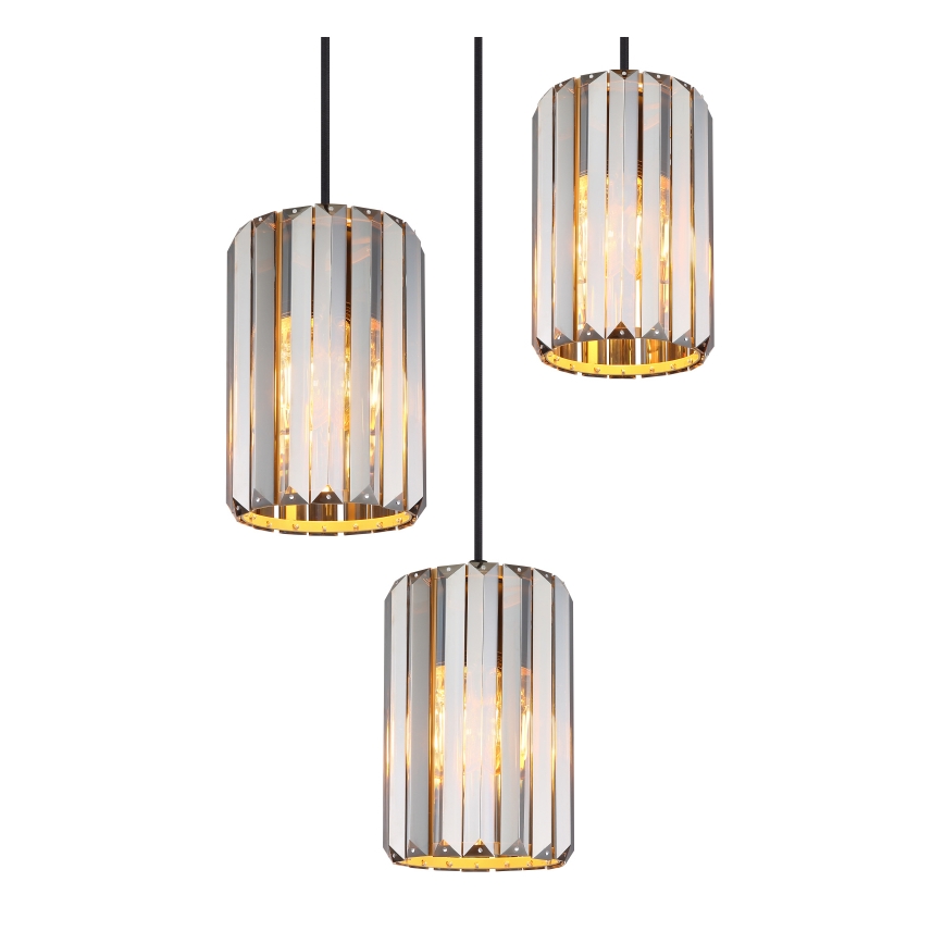 Globo - Candeeiro suspenso 3xE27/60W/230V diâmetro 35 cm