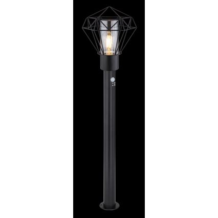 Globo - Candeeiro exterior com sensor 1xE27/15W/230V IP44