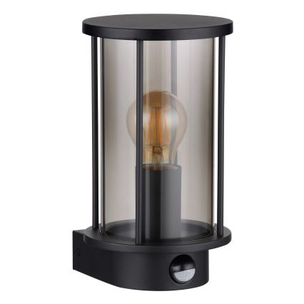 Globo - Iluminação de parede exterior com sensor 1xE27/60W/230V IP54